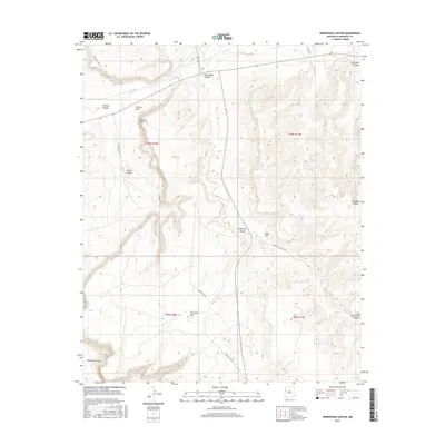 2017 Map of Horsehead Canyon, 2017 Print