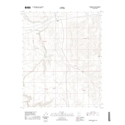 2020 Map of Horsehead Canyon, 2020 Print
