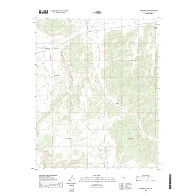 2023 Map of Horsehead Canyon, 2023 Print