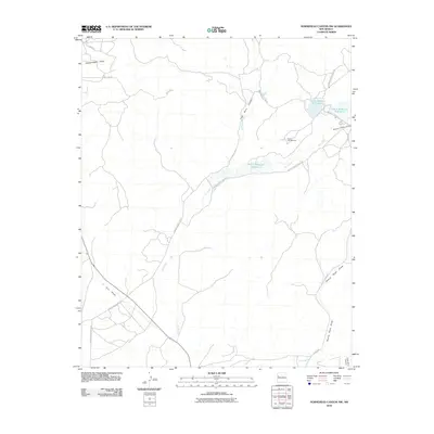 2010 Map of Horsehead Canyon NW, 2010 Print