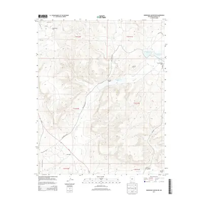 2013 Map of Horsehead Canyon NW, 2013 Print