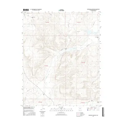 2017 Map of Horsehead Canyon NW, 2017 Print