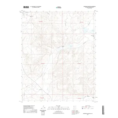 2020 Map of Horsehead Canyon NW, 2020 Print