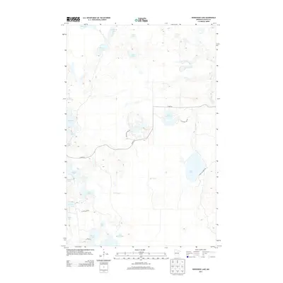 2013 Map of Horsehead Lake, 2013 Print