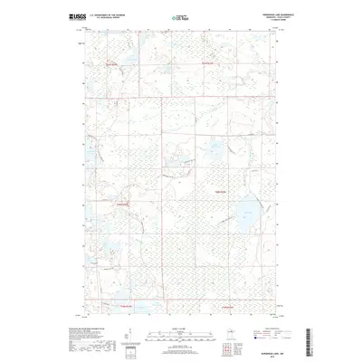 2019 Map of Horsehead Lake, 2019 Print