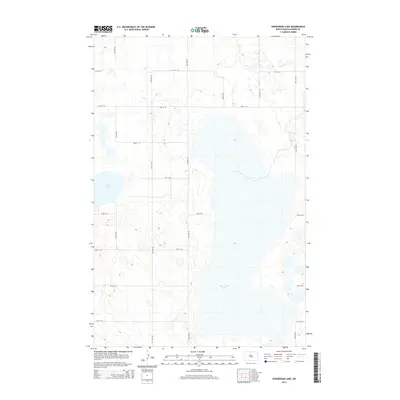 2014 Map of Horsehead Lake, 2014 Print