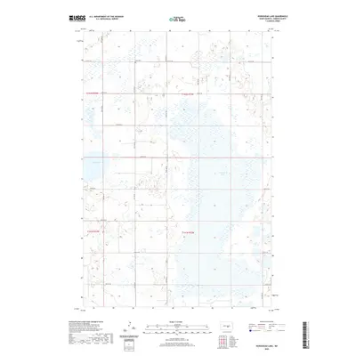 2020 Map of Horsehead Lake, 2020 Print