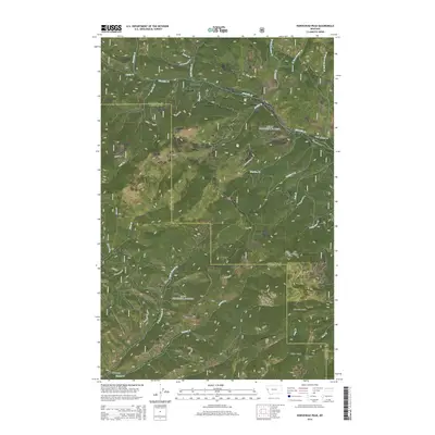 2014 Map of Horsehead Peak, 2014 Print
