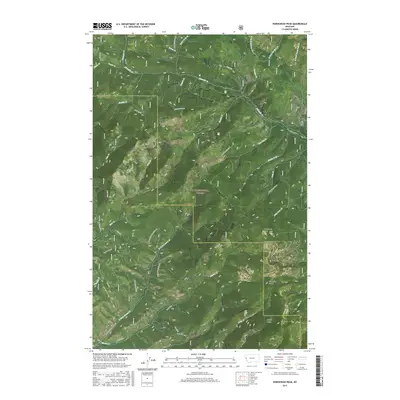 2017 Map of Horsehead Peak, 2017 Print