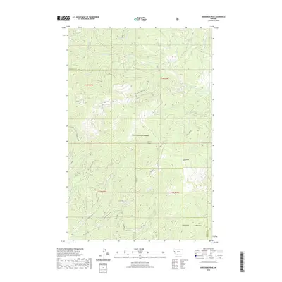 2020 Map of Horsehead Peak, 2020 Print