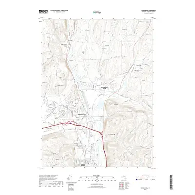2019 Map of Horseheads, 2019 Print