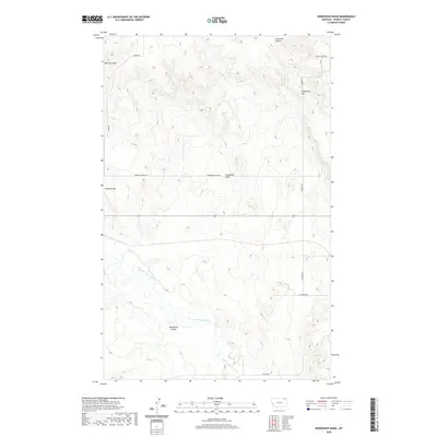 2020 Map of Horseshoe Basin, 2020 Print