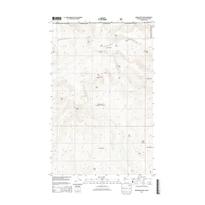 2014 Map of Horseshoe Basin, 2014 Print