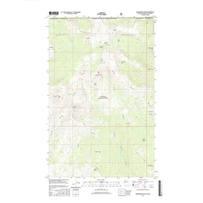 2017 Map of Horseshoe Basin, 2017 Print
