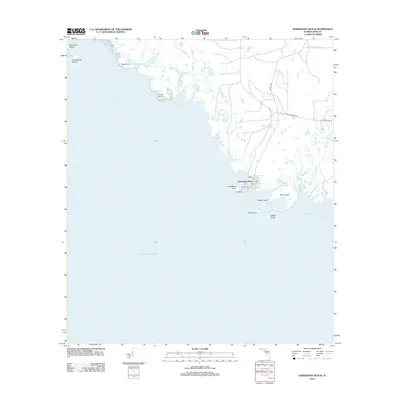 2012 Map of Horseshoe Beach, 2012 Print