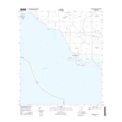 2015 Map of Horseshoe Beach, 2015 Print