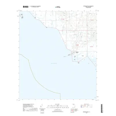 2018 Map of Horseshoe Beach, 2018 Print