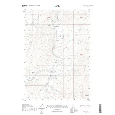 2020 Map of Horseshoe Bend, 2020 Print