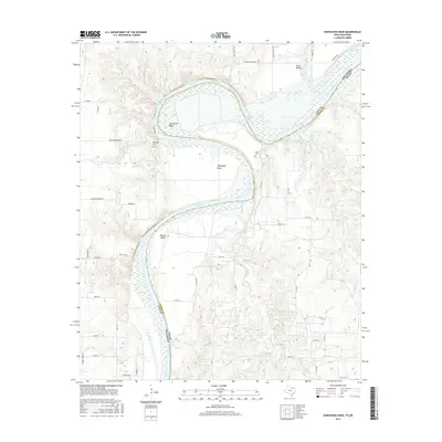 2016 Map of Horseshoe Bend, 2016 Print