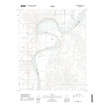 2019 Map of Horseshoe Bend, 2019 Print