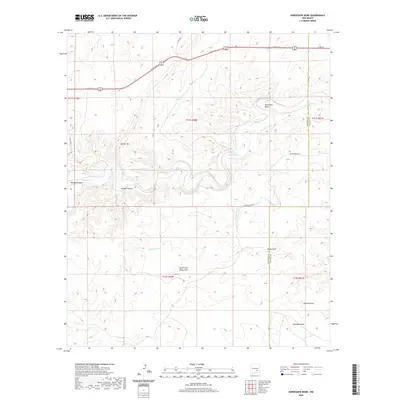 2020 Map of Horseshoe Bend, 2020 Print
