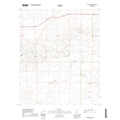 2023 Map of Horseshoe Bend, 2023 Print