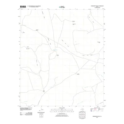 2010 Map of Horseshoe Butte, 2010 Print