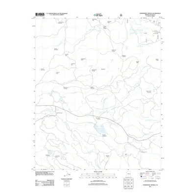 2011 Map of Horseshoe Cienega, 2011 Print