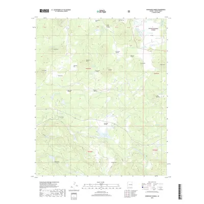 2018 Map of Horseshoe Cienega, 2018 Print