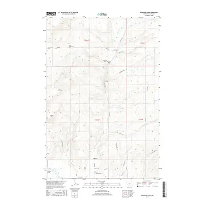 2017 Map of Horseshoe Creek, 2017 Print