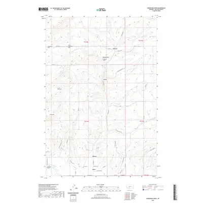 2020 Map of Horseshoe Creek, 2020 Print