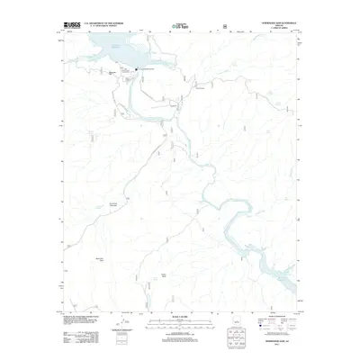 2011 Map of Horseshoe Dam, 2011 Print