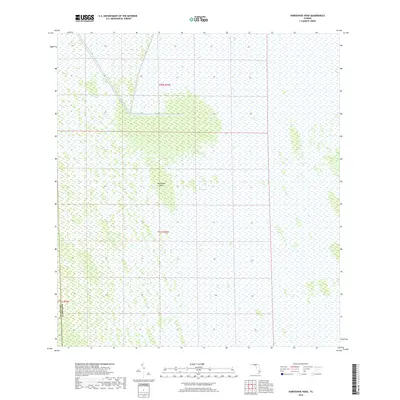 2018 Map of Horseshoe Head, 2018 Print