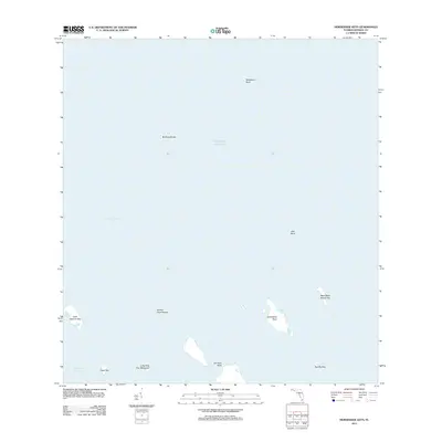 2012 Map of Horseshoe Keys, 2012 Print