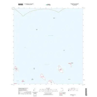 2018 Map of Horseshoe Keys, 2018 Print