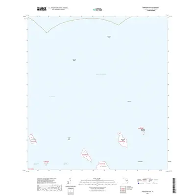 2021 Map of Horseshoe Keys, 2021 Print
