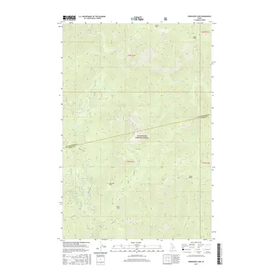 2017 Map of Horseshoe Lake, 2017 Print