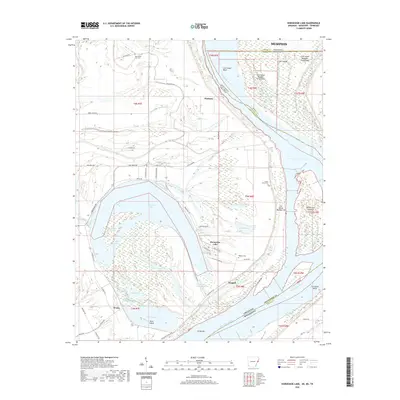 2020 Map of Horseshoe Lake, 2020 Print