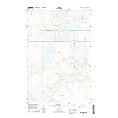 2014 Map of Horseshoe Lake, 2014 Print
