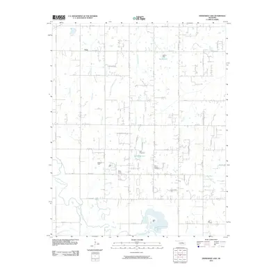 2010 Map of Horseshoe Lake, 2010 Print