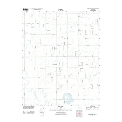 2013 Map of Horseshoe Lake, 2013 Print