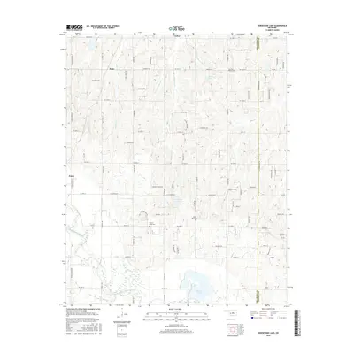 2016 Map of Horseshoe Lake, 2016 Print