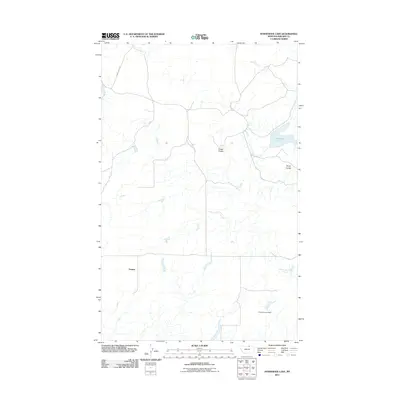 2011 Map of Horseshoe Lake, 2011 Print