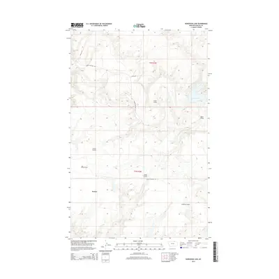2014 Map of Horseshoe Lake, 2014 Print
