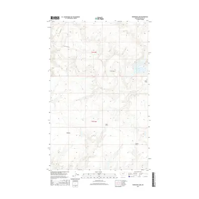2017 Map of Horseshoe Lake, 2017 Print