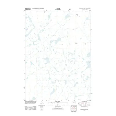 2012 Map of Horseshoe Lake, 2012 Print