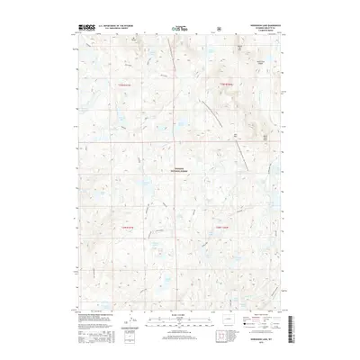 2015 Map of Horseshoe Lake, 2015 Print