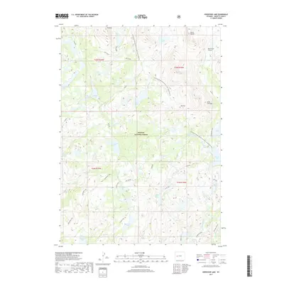 2017 Map of Horseshoe Lake, 2017 Print