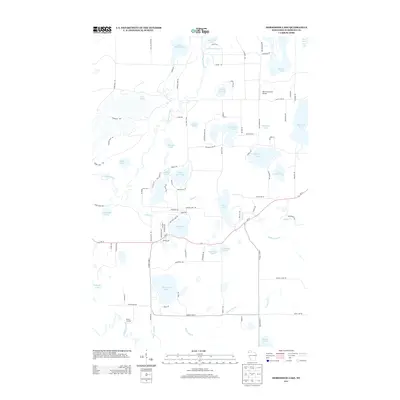 2013 Map of Horseshoe Lake, 2013 Print