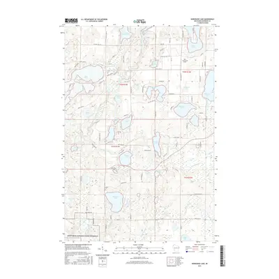 2015 Map of Horseshoe Lake, 2015 Print
